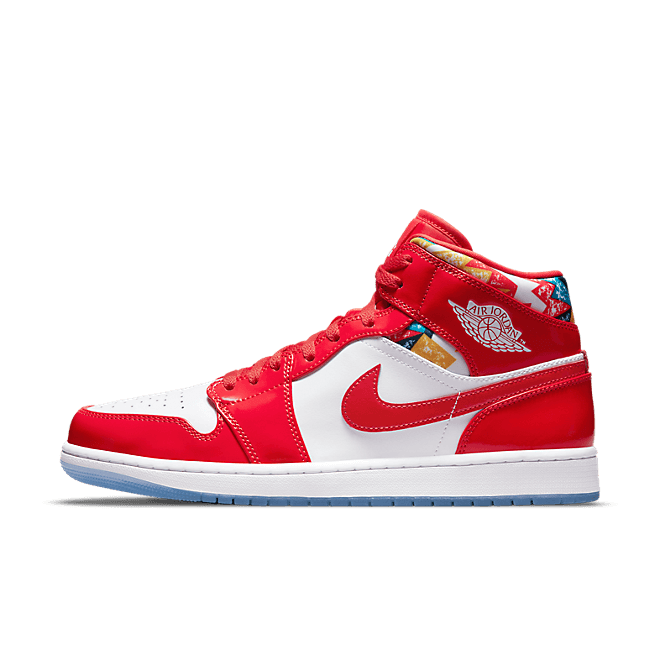 Air Jordan 1 Mid SE 'Chile Red' - Barcelona Sweater DC7294-600