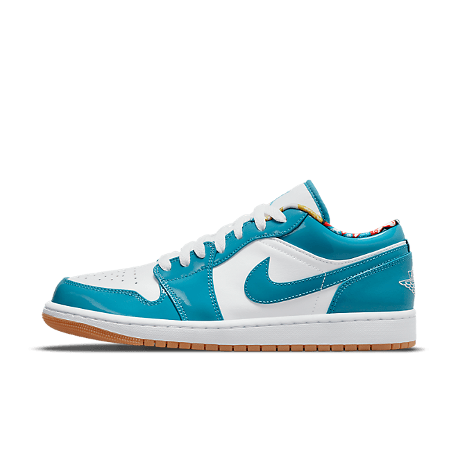 Air Jordan 1 Low SE 'Cyber Teal' - Barcelona Sweater DC6991-400
