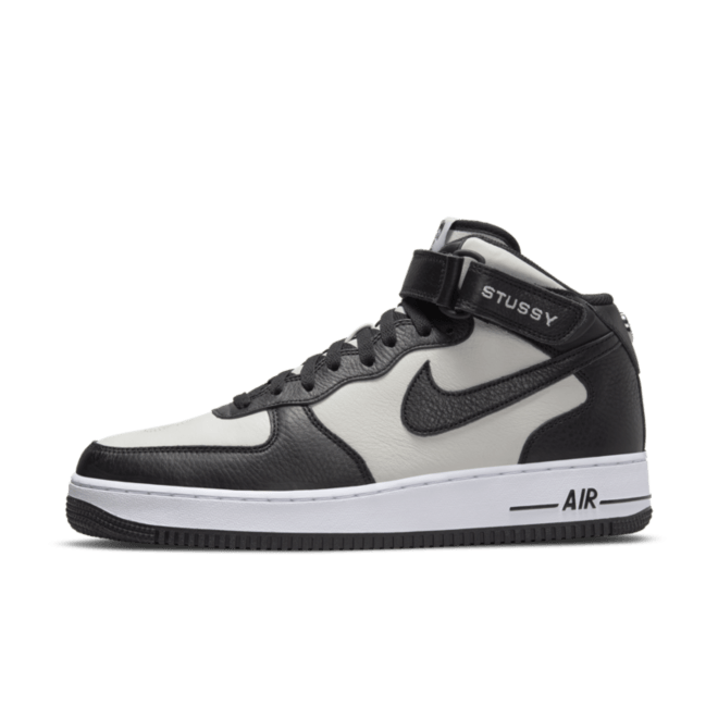 Stussy x Nike Air Force 1 Mid 'Black' DJ7840-002