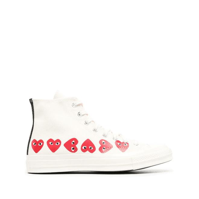 Comme Des Garçons Play x Converse Multi Hearts high-top