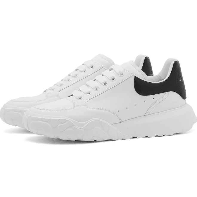 Alexander McQueen Oversized Court Trainer White Black