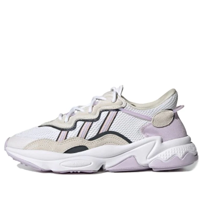 adidas Womens WMNS Ozweego ' Purple Tint' Footwear White/Purple Tint/Pink Tint Marathon Running