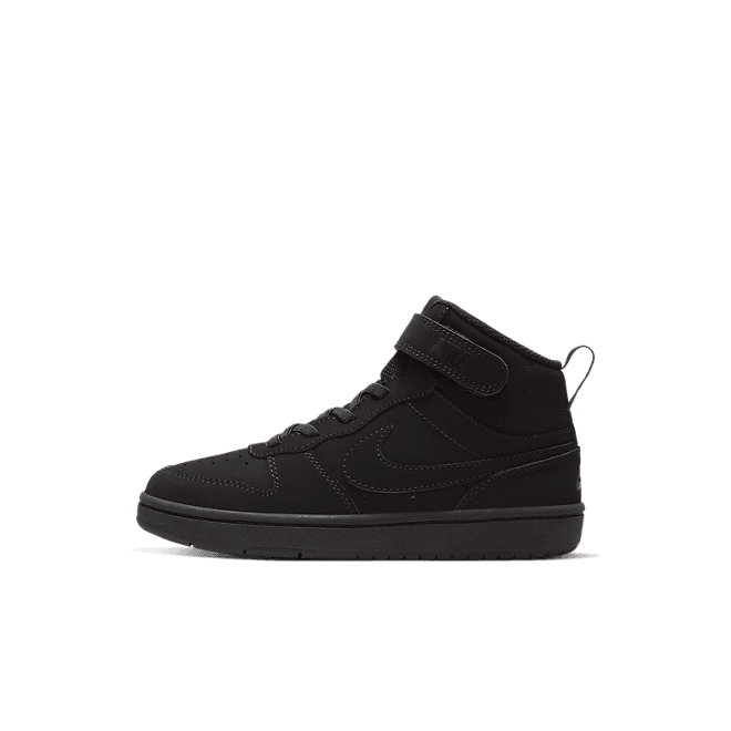 Nike Court Borough Mid 2 PS 'Triple Black'