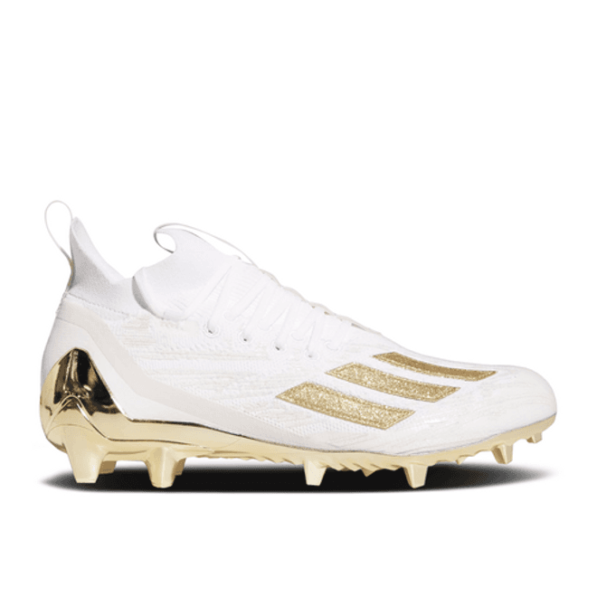 adidas Adizero Cleats Primeknit 'White Gold Metallic'