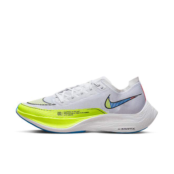 Nike ZoomX VaporFly NEXT% 2 White Volt Marathon Running