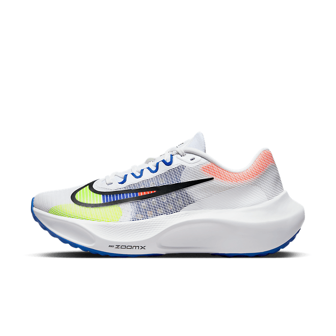 Nike Zoom Fly 5 Prm White Yellow Blue Marathon Running