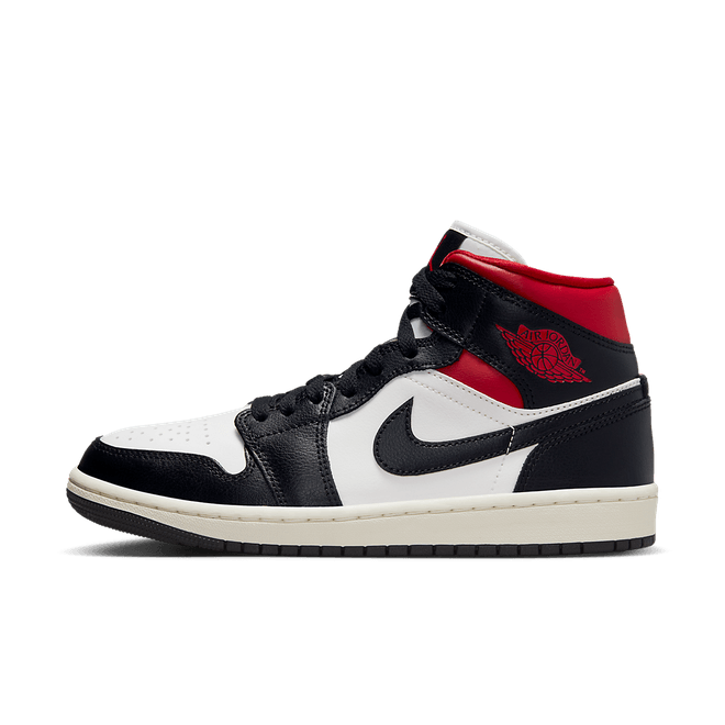 Air Jordan 1 Mid WMNS 'Black Gym Red' BQ6472-061