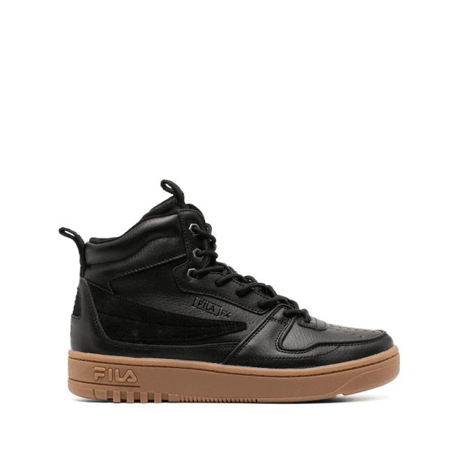 Fila leather embossed-logo high-top