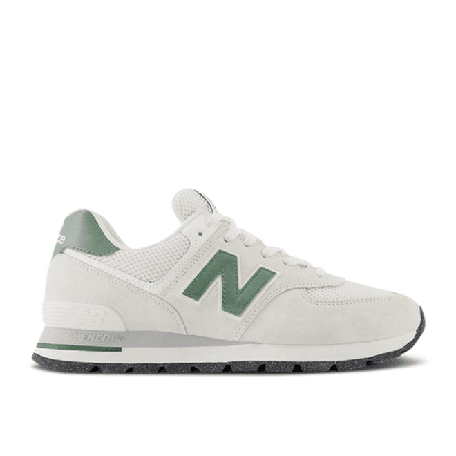 New Balance 574 Rugged 'White Green'