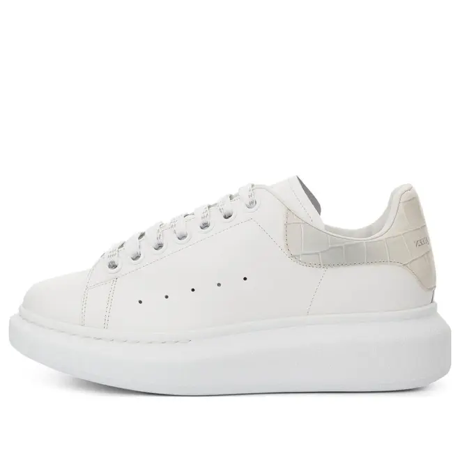 Alexander McQueen Oversized White Croc (Women's)