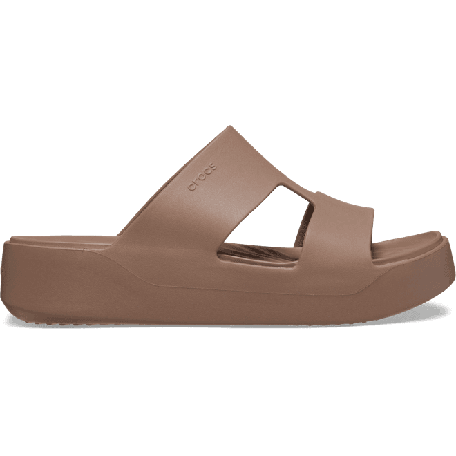 Crocs Women Getaway Platform H-Strap Sandals Latte