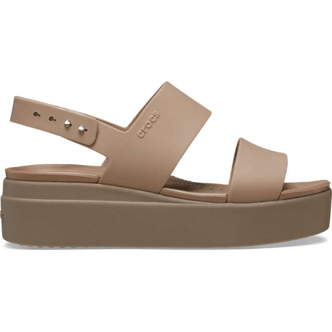 Crocs Women Brooklyn Low Sandals Latte/Mushroom