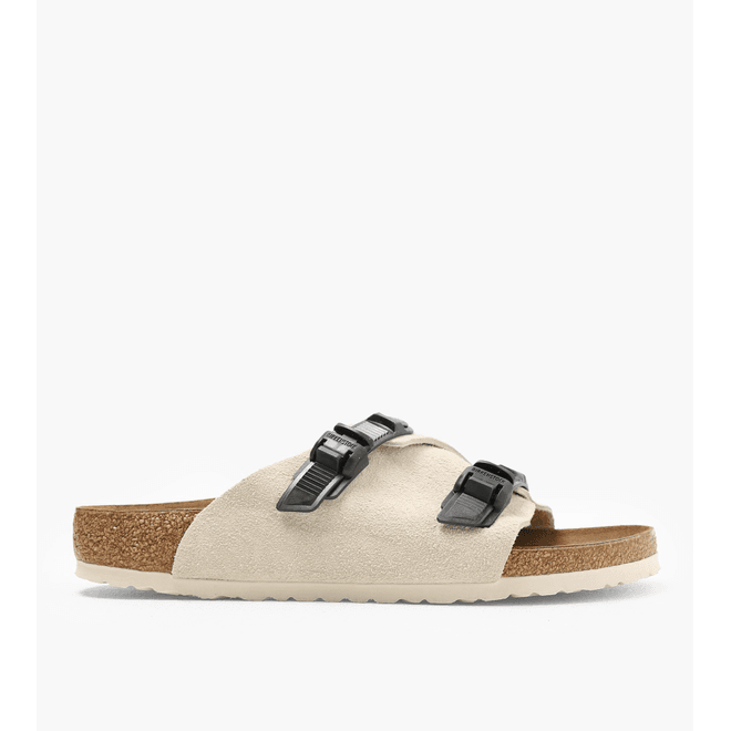 Birkenstock ZĂĽrich Tech Suede Leather Antique White