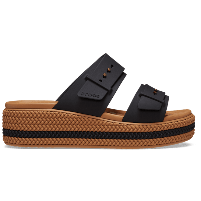 Crocs Brooklyn Woven Buckle SandalBlack