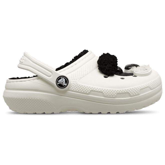 Crocs Kids Classic Lined I AM Panda Bear Clogs Chalk/Black
