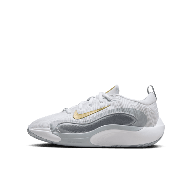 Nike IsoFly GS 'White Grey Gold'