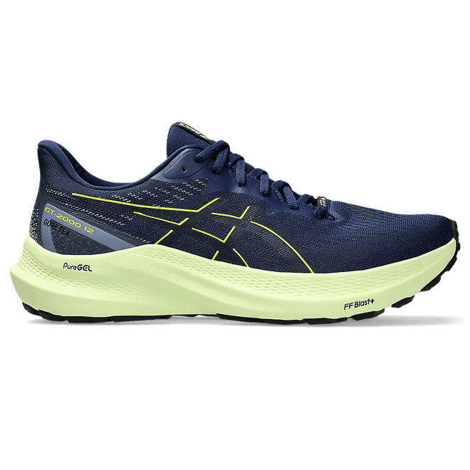 ASICS GT 2000 12 GORE-TEX 'Blue Expanse Safety Yellow'