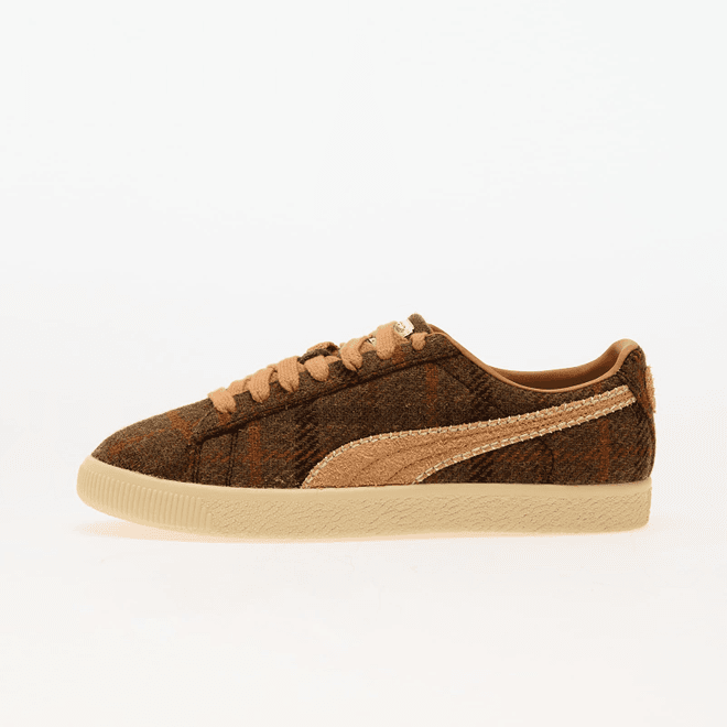 Puma Clyde Harris Tweed Beige