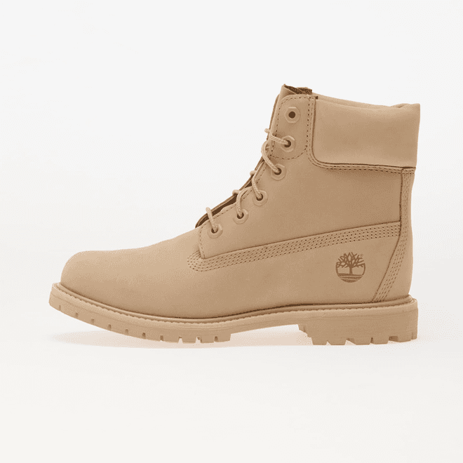 Timberland 6 Inch Lace Up Waterproof Boot Beige