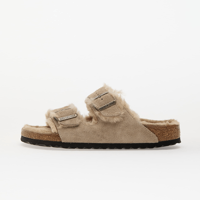 BIRKENSTOCK Arizona Shearling Suede Leather Narrow
