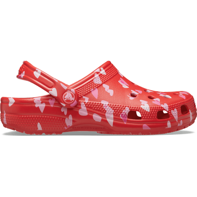 Crocs Classic Valentines Day Clogs Cherry Red