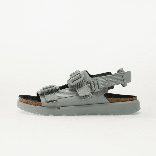 Birkenstock Shinjuku Natural Leather/Textile Pure Sage