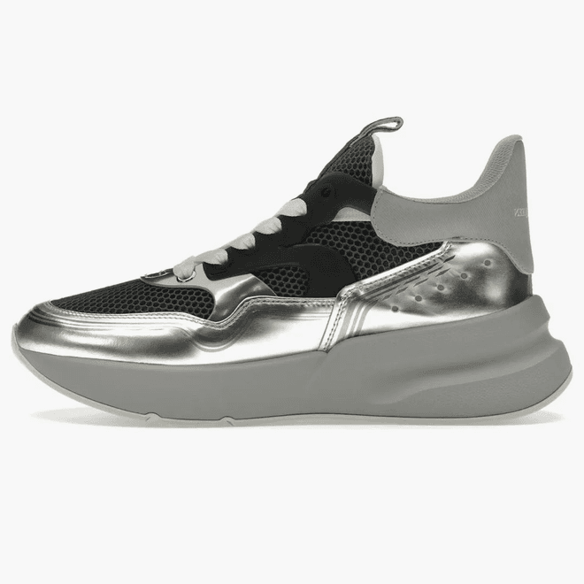 Alexander Mcqueen Oversized Runner Silver