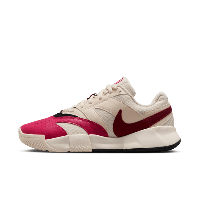 Nike Court Lite 4 Pale Ivory Sail Black Team Red (women's)