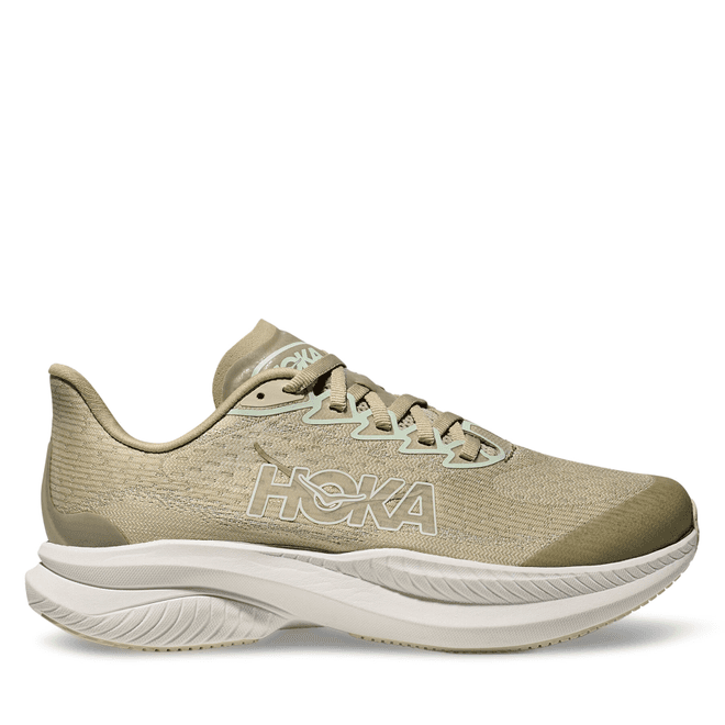 HOKA Kid's Mach 6 Road Running Oyster Mushroom