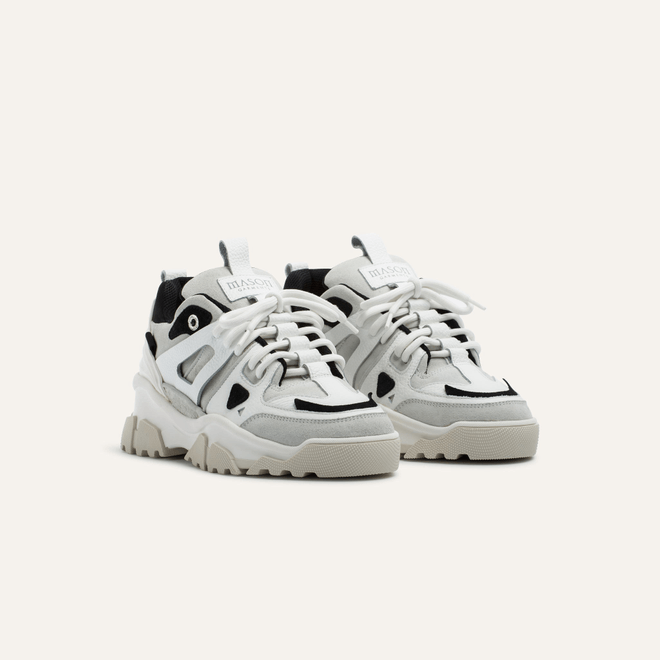 Mason Garments Mason Garments Men's & Women's Trainer White Genova