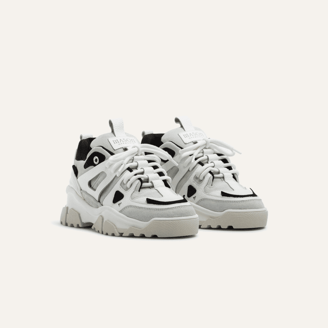Mason Garments Mason Garments Men's & Women's Trainer White Genova