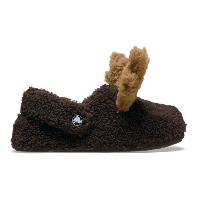 Crocs Kids Toddler Classic Cozzzy Reindeer Slipper Slippers Espresso
