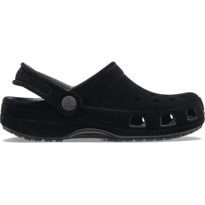 Crocs Kids Classic Velvet Clogs Black