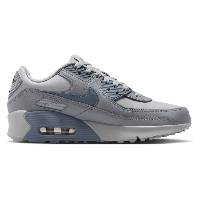 Nike Air Max 90 Ltr Wolf Grey Stealth Armory Blue (gs)