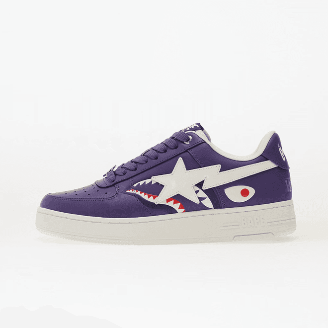 A BATHING APE Bape Sta Shark 2 M2 Purple