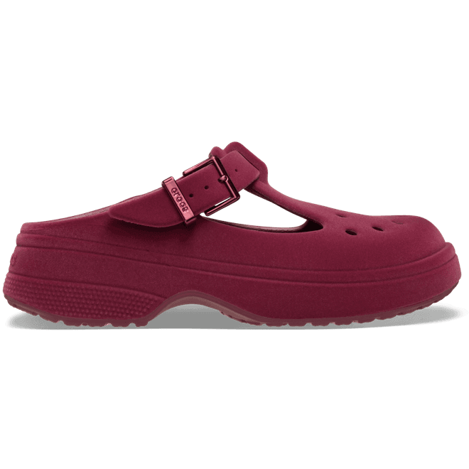 Crocs Classic Mary Jane Velvet Clogs Beetroot