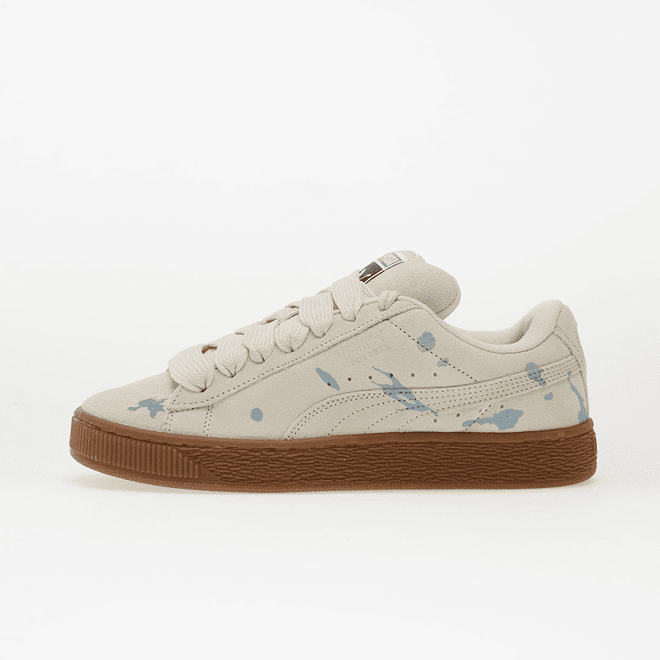 Puma Suede XL Splatters Vapor Gray-Gum