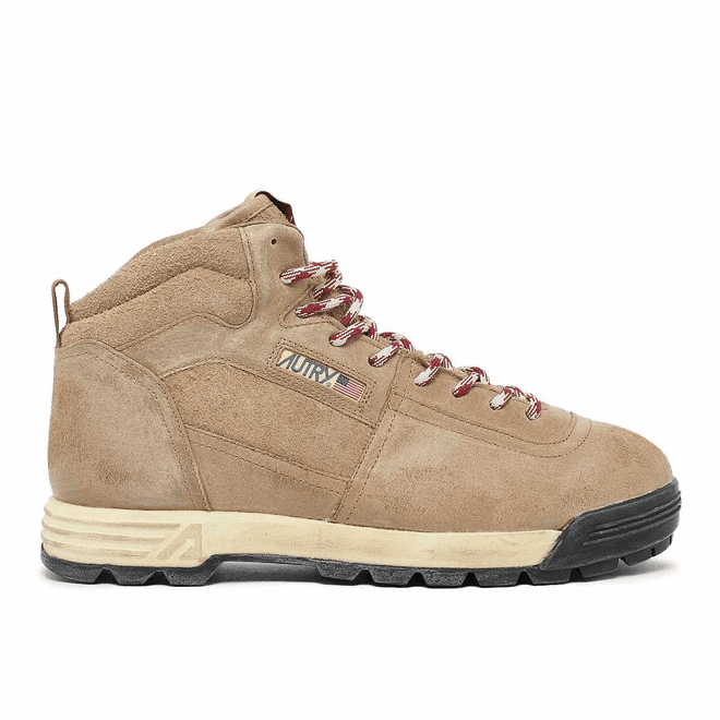 Autry Malga Mid Leather Suede Court