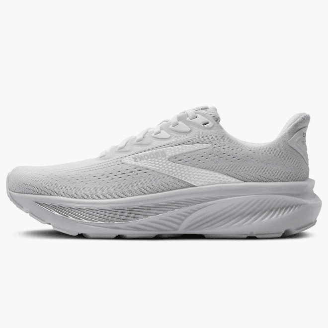 Brooks Ghost 17 White Grey (women's)