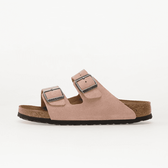 Birkenstock Arizona Suede Leather Unisex Pink Clay