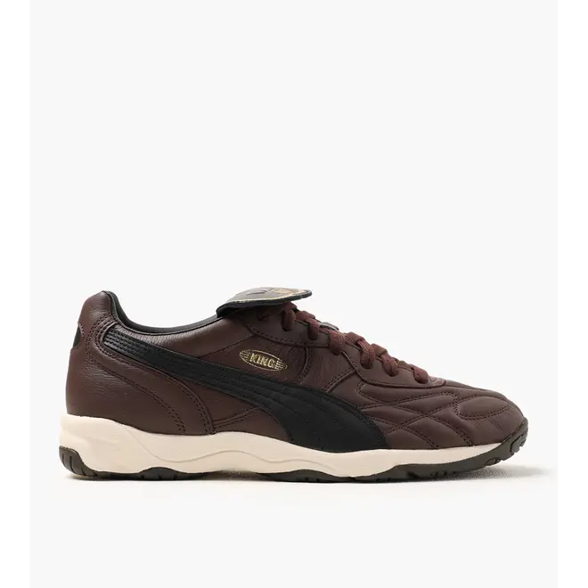 Puma King Indoor Chocolate Brown Puma Black