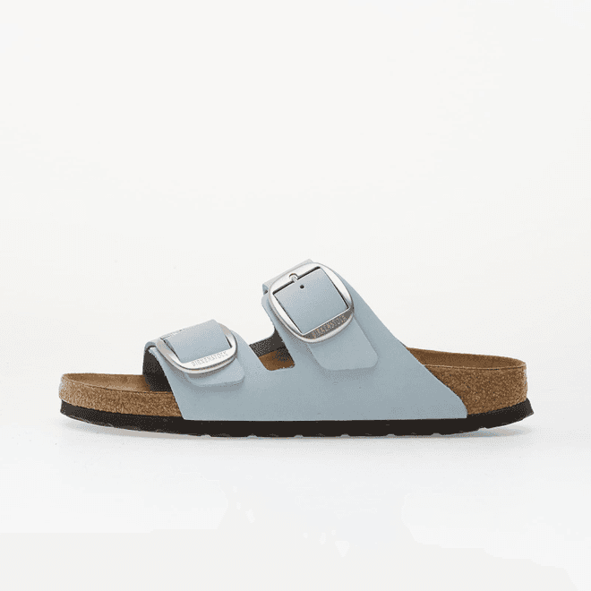 Birkenstock Arizona Big Buckle Nubuck Leather Women Baby Blue